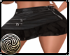 Black Zip Frill Skirt