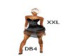 ~DB4~BLK&WT SALSA DRESS 