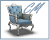 cM! Luxury blue chair