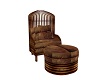 Oak Snuggle Chair