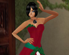 xmas flower gown