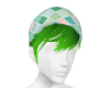 Lime Hair w/Plaid Cap