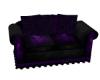 Blck/Prpl Victorian Sofa