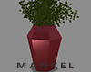 Indoor Plants Vase Red