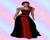 Bea Red Evening Gown