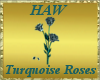 Turquiose Roses