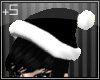 +S Black Christmas Hat