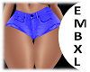 EMBXL Blue Bimbo Shorts