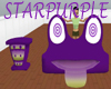 purple rain frog chair