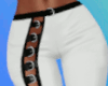 White Buckled Pants