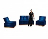 Seater Couche Blue