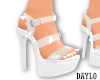 Butterfly Heels White