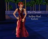 'PP' "SULTRY RED GOWN"