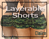 C|Bm Layerable CamoShort