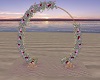 Sunset Beach Floral Arch
