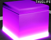 Neon Box Seat Purple