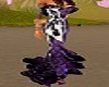 purple leopard dress