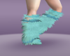 Baby Blue Furry Feet