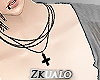 Zk| Necklace Inverted c