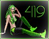 419 Green BFly