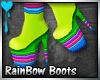 D~RainBow Boots: Yellow