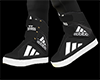 black sneakers
