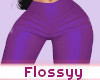 F| Purple Leather Pants