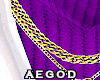 Ⱥ" Gold Pendant Layer