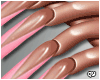 Pink Lipstick Nails