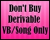 Derivable VB /Song
