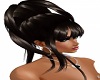 shinny blk updo