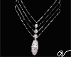-V- 3 tier diamond neck