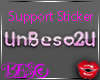 UnBeso2U Support Sticker