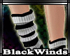 BW| Black Striped Socks