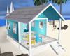 romantic beach hut/poses