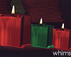 Winter Christmas Candles