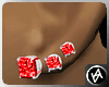 [VA] Red Diamond Studs