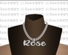 Rose custom chain