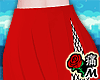 蝶 Sexy Gap Skirt Red