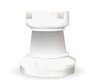 White Marble Chess Rook