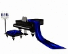 Black/Blue Wedding Piano