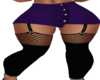 Purple Skirt w/stockings