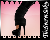 [TSS] Black Knitt Heels
