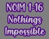 Nothings Impossible