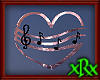 Music Note Heart Storm