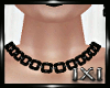 X.Block Necklace (black)