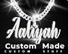 Custom Aaliyah Chain