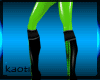 green pvc boots