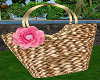 Floral Beach Bag