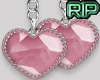 R. Pinkrose earrings